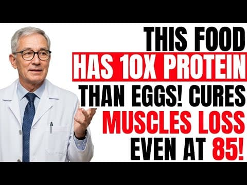 Over 60? Reverse Muscle Loss NOW! Forget Eggs. This Food Has More Protein | Senior Health Tips thumbnail