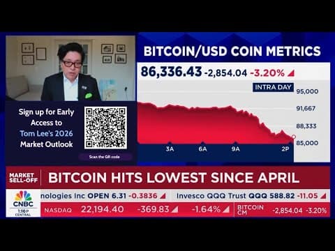 Fundstrat's Tom Lee: Here’s Why Crypto Keeps Dropping thumbnail