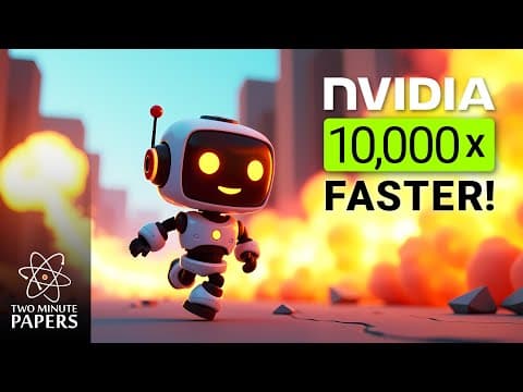 NVIDIA’s New AI: Training 10,000x Faster! thumbnail