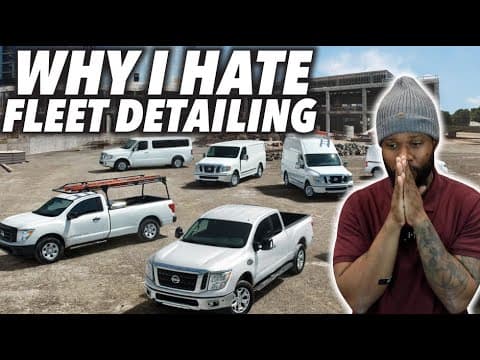 Why I Don't Like To Do Fleet Detailing - Hunter's Mobile Detailing thumbnail