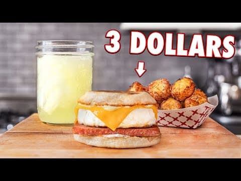 3 Dollar Gourmet Breakfast Sandwich Meal | But Cheaper thumbnail