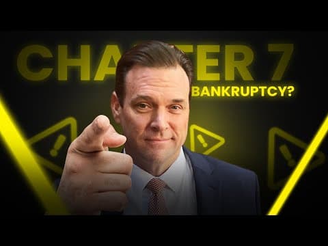 What Are the Steps for Chapter 7 Bankruptcy? thumbnail