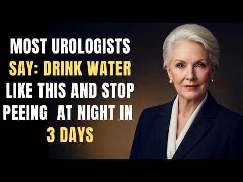 Most Urologists Say: Drink Water Like This and Stop Peeing at Night – 5 Powerful Ways thumbnail