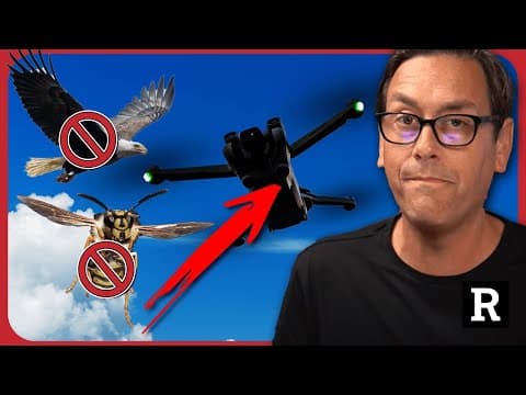 Secret Drones Over Charlie Kirk Shooting — What New Video Evidence Suggests | Redacted thumbnail
