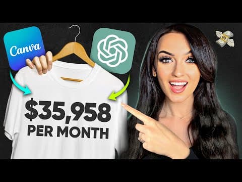 How to Start Selling Ai Made T-Shirts (STEP BY STEP) thumbnail