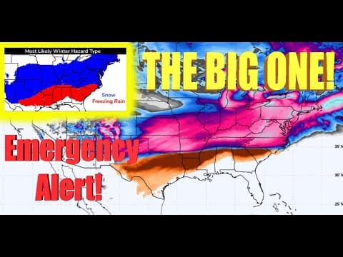 This Winter Storm Will Be The Big One! A Worse Case Scenario thumbnail