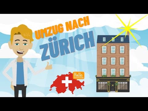 Deutsch lernen B1, B2 | Umzug nach Zürich | Wortschatz und Redemittel thumbnail