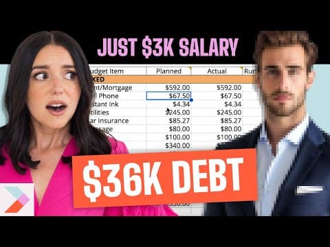 How to Pay Off $36k in Debt While Earning $3k Monthly thumbnail