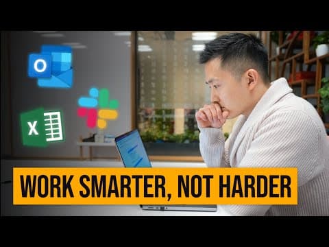 8 Productivity Tips for Work (that pay off forever)! thumbnail