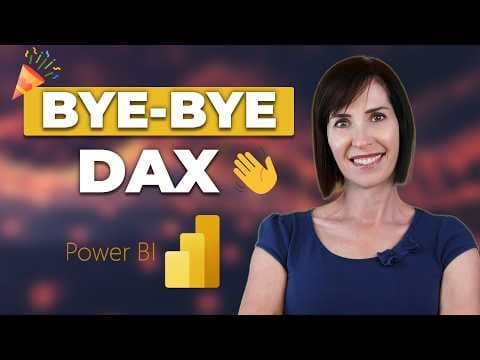 No More DAX? Power BI’s NEW Feature Explained (File Included) thumbnail