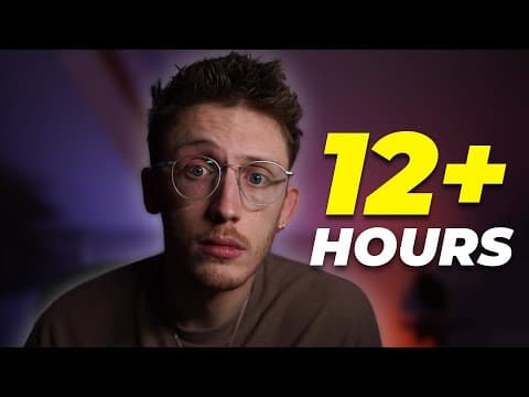 How to be Productive for 12+ Hours Per Day thumbnail