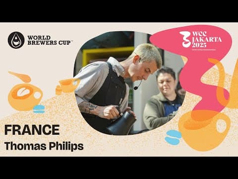 Thomas Philips, France | 2025 World Brewers Cup Championship | Day 1 Round 1 thumbnail