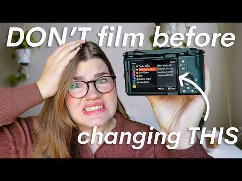 7 Sony Camera Hacks for YouTubers | Best Video Settings for Sony ZV-E1 & ZVE-10 thumbnail