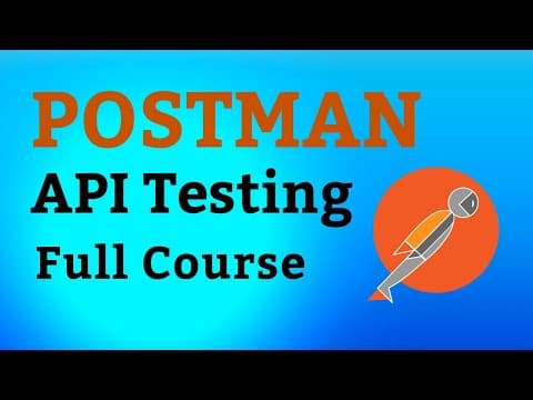 API Testing Postman Tutorial Full Course 2024 thumbnail