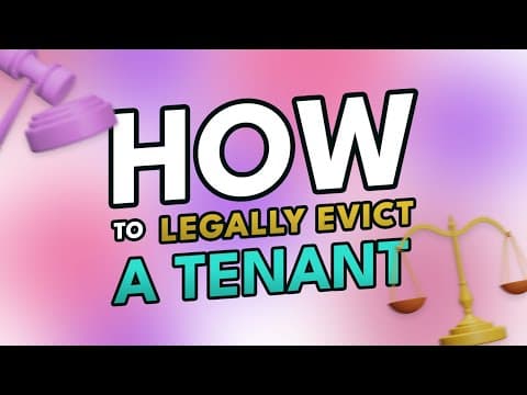 🟧  How to Legally Evict a Tenant and Prepare For an Eviction 🟧 thumbnail