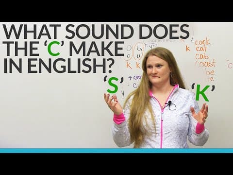 Learn English: Does the C sound like S or K? thumbnail