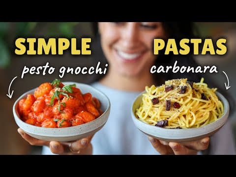 PASTA perfect for weeknight dinner (plant-based) 🍝 thumbnail