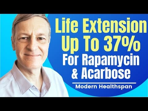 Life Extension Up To 37% For Rapamycin & Acarbose In Latest ITP Results thumbnail