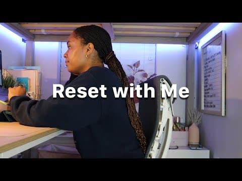 a SERIOUS reset vlog: preparing for the new year, planning ahead and a chit chat thumbnail