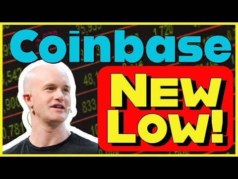 Why Is Coinbase (COIN) Stock Plummeting Right Now? thumbnail