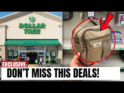 11 New Dollar Tree Deals You’ll NEVER See This Cheap Again! thumbnail
