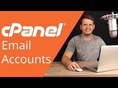 cPanel beginner tutorial 11 - Creating an email account thumbnail