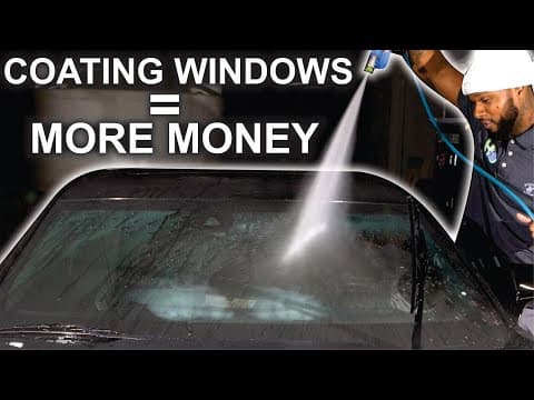Make More Money Coating Windows - Hunter's Mobile Detailing thumbnail