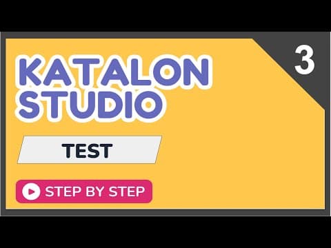 Katalon Studio | How to create Tests inn 3 modes thumbnail