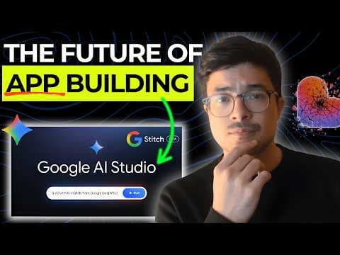 I have Built an App in MINUTES with this INSANE Google AI Workflow thumbnail