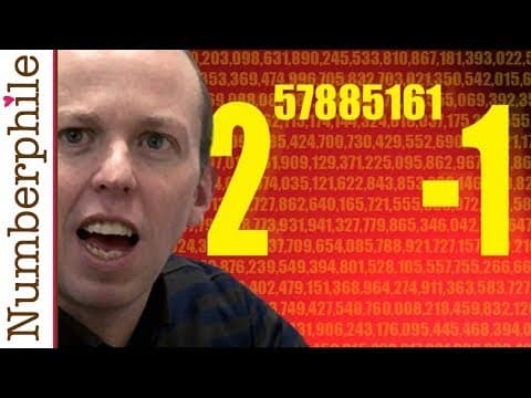 New Largest Known Prime Number - Numberphile thumbnail