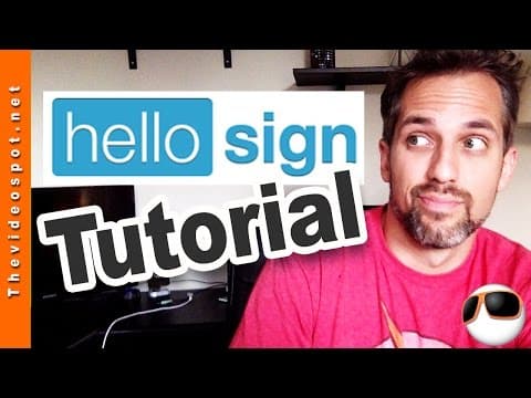 Hello Sign Review- send a fax over the internet for free by Videospot thumbnail