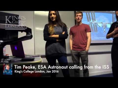 ESA Astronaut Tim Peake calling KCL from International Space Station thumbnail