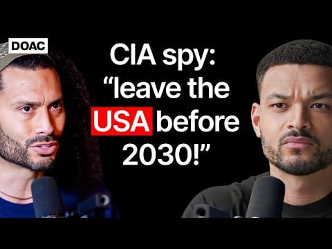 Why You Should Leave the USA Before 2030 According to a CIA Spy thumbnail