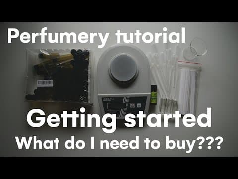 The basic equipment needed to start perfumery thumbnail