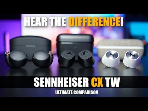 Sennheiser CX vs Sony WF-1000XM4 vs Momentum True Wireless 2 🔥 Hear the Difference thumbnail