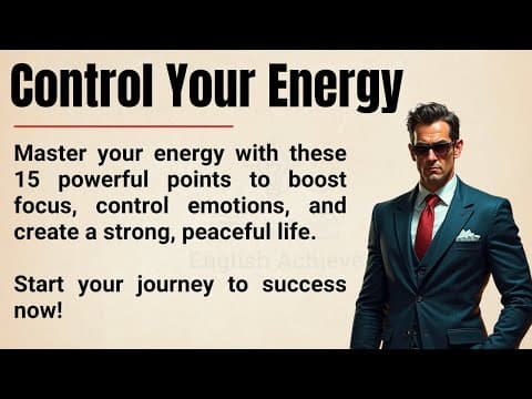 Everything Is Energy🔥| 15 Steps to Take Control of Your Thoughts, Emotions & Power | Graded Reader✅ thumbnail