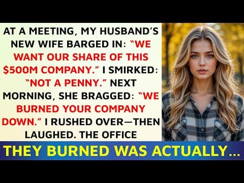 My Husband’s New Wife Demanded Half of My $500M Company — But then... | Storytime thumbnail