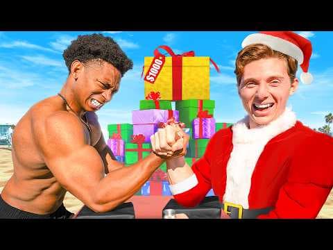 Beat Santa at Arm Wrestling, Win $1,000 Gift thumbnail