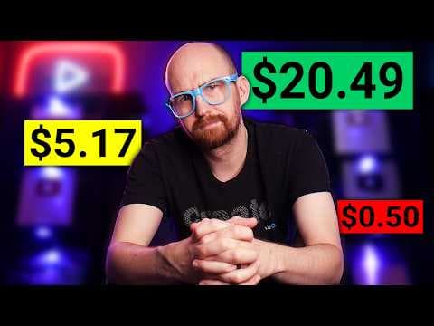 How Much YouTube ACTUALLY Pays You for 1,000 Views in 2024 thumbnail