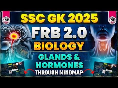 BIOLOGY FOR SSC EXAMS 2025 | GLANDS & HORMONES | FRB 2.0 BY PARMAR SIR thumbnail