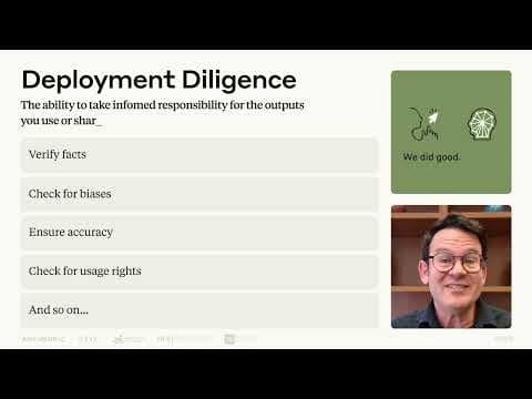 Lesson 10: A closer look at Diligence | AI Fluency: Framework & Foundations Course thumbnail