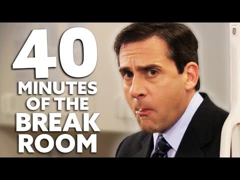 40 minutes of SERIOUSLY underrated break room scenes from The Office US | Comedy Bites thumbnail