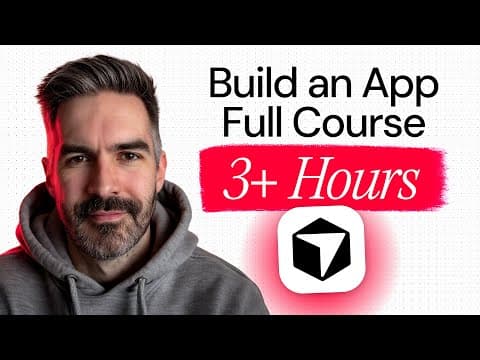 Full App Building Course with Cursor (3+ Hours) thumbnail