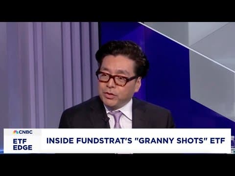 Tom Lee on CNBC’s ETF Edge discussing Fundstrat Granny Shots US Large Cap ETF $GRNY thumbnail
