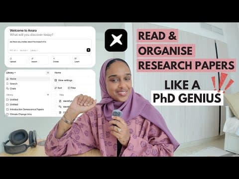 How To Manage Research Papers Like A PhD Genius With Anara thumbnail