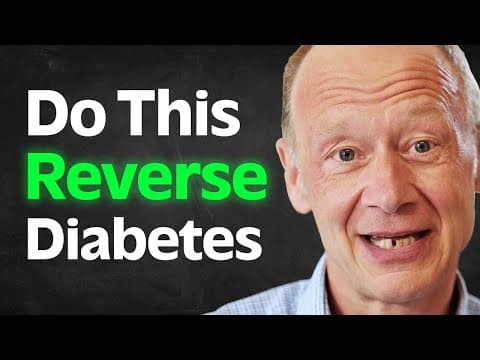 You May Never Eat Sugar Again! - How To Reverse Diabetes & Live Longer | Dr. David Unwin thumbnail