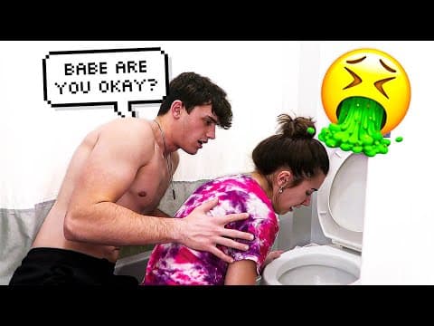 Getting Sick In The Middle Of The Night!! *CUTE REACTION* thumbnail