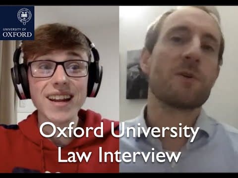 Oxford University Law Interview!! thumbnail
