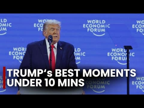 Best of Donald Trump's World Economic Forum 2026 Speech Under 10 Minutes thumbnail