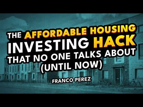 Building Communities and Wealth - Franco Perez's Revolutionary Impact on Affordable Housing thumbnail